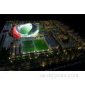 Fußballfeld 3D -Modellsandtabelle